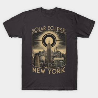 Solar eclipse apparel New York T-Shirt